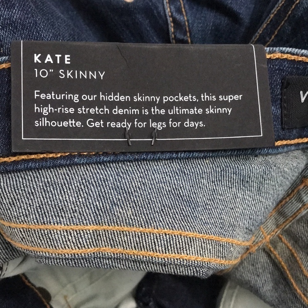 VERONICA BEARD Kate Skinny Fray Jeans Size 24 - Picture 8 of 11